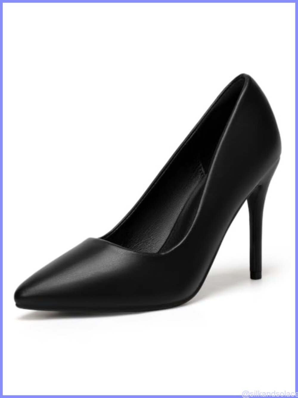 Women's Stiletto High Heels Pumps Pointed Toe Dress Shoes 4" Heel